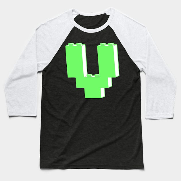 THE LETTER V Baseball T-Shirt by ChilleeW